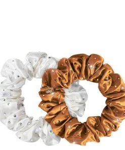 Hot Sale 🤩 Slip Crystal Scrunchies Set 😉